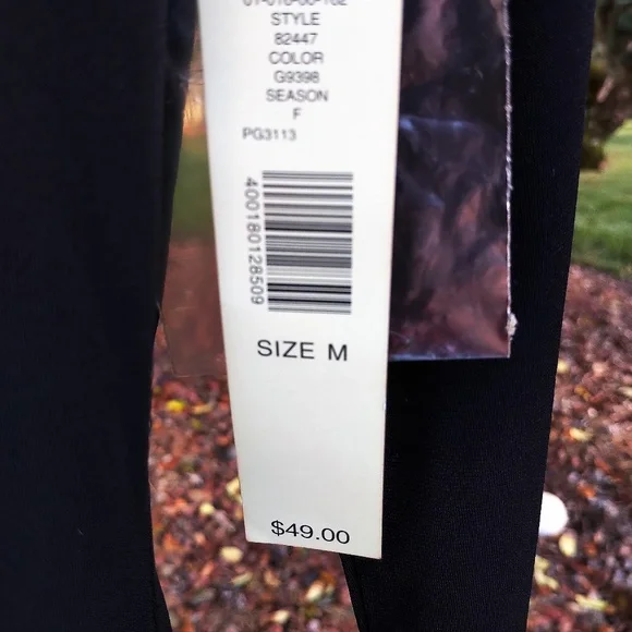 Gathered Beaded Front Top by Ideology NWT M - Picture 3 of 5